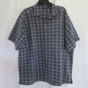 PATAGONIA Men's Button Down Seersucker Shirt SZ XL